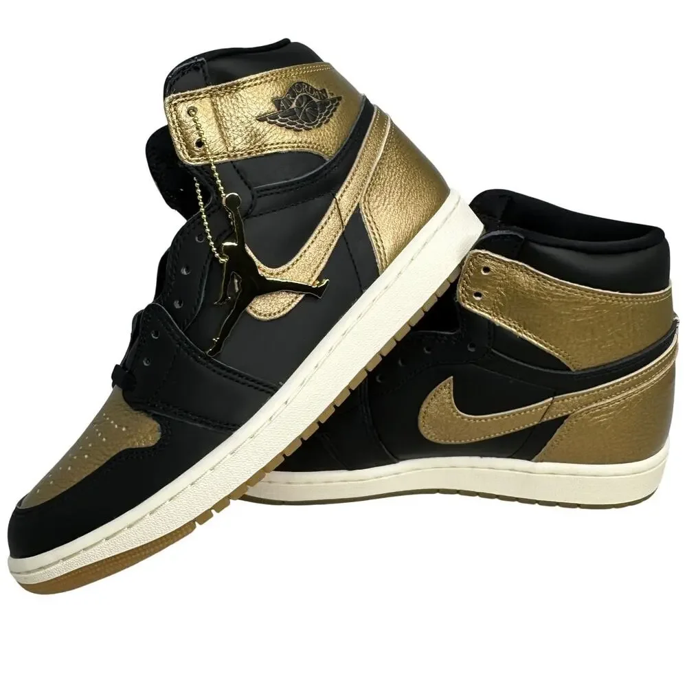 💎✨NEW IN BOX✨💎Air Jordan 1 Retro High OG Black/Gold